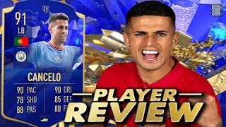 91 TOTY HONOURABLE MENTIONS CANCELO PLAYER REVIEW TEAM OF THE YEAR  FIFA 23 ULTIMATE TEAM [upl. by Husein227]