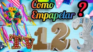 Como EMPAPELAR PIÑATAS DE TAMBOR‼️🎉❣️ RAPIDO Y FÁCIL 🤩😱😱 [upl. by Cyler128]