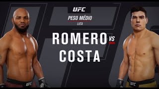 UFC GAME Romero x Borrachinha  Cormier x Miocic  Pettis x Dias [upl. by Ledda550]