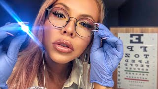 ASMR 🔎 EYE DOCTOR EXAM amp FRAMES FITTING FOR YOUR FACE SHAPE ROLEPLAY [upl. by Juliann]