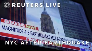 LIVE Magnitude 55 earthquake strikes New York New Jersey [upl. by Frierson801]