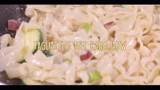 Slim Pasta Tagliatelle met kabeljauw [upl. by Judi]