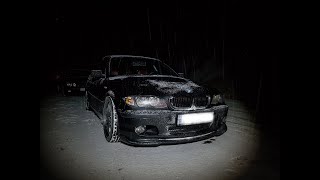 BMW E46 330i Winter Drift  High Speed  POV GoPro [upl. by Nile925]