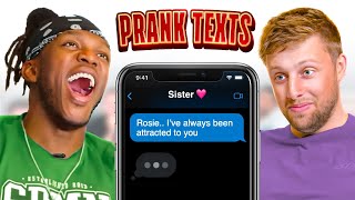 SIDEMEN PRANK TEXT ROULETTE [upl. by Neale]