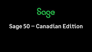 Sage 50 Canadian Trial  Setting up projects [upl. by Bautram627]