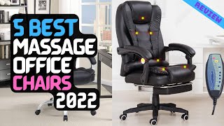 Best Massage Office Chair of 2022  The 5 Best Official Massage Chairs Review [upl. by Sirronal26]