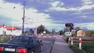 Przejazd kolejowy  Gorlice  Railroad crossing PL [upl. by Anhpad]