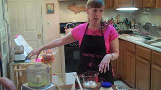 Chef Val teaches how to make Vegan Ranch Dressing and Croutons [upl. by Narba209]