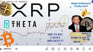 XRP UP 25 Crypto  THETA Small time frame update recovery ahead btc trading analysis ripple [upl. by Fugazy]