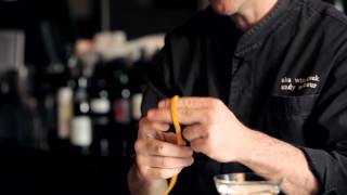 How to use an Orange as a Garnish  DrinkSkool Bar Techniques [upl. by Au247]