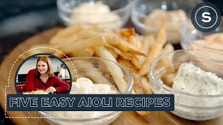 5 Simple Aioli Sauce Recipes [upl. by Alimac]