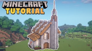 How to Build a Medieval Church in Minecraft [upl. by Landmeier987]