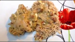 Cooking Raf Fricassée de poulet au jambon de Serrano [upl. by Gifferd]