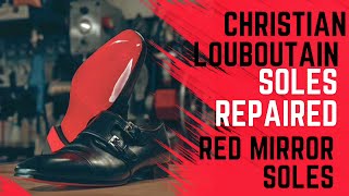 Restoring Christian Louboutin Mens Shoe Red Soles [upl. by Aiyt6]