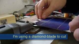 Howto Cut solar cells in custom sizes [upl. by Ertha409]