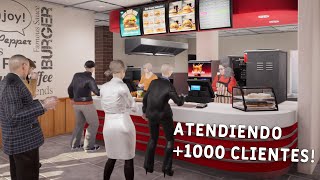 TRABAJANDO EN NUESTRA HAMBURGUESERÍA 🍔  Fast Food Simulator Gameplay Español [upl. by Madeleine]