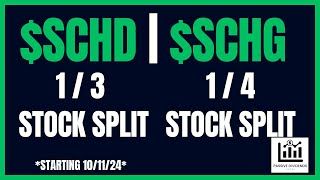 SCHD SCHG ETF STOCK SPLIT ANNOUNCED [upl. by Hafler976]