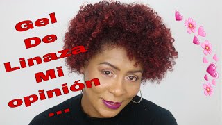 TU GEL DE LINAZA para cabello AFRO con aceite de coco y Oliva El mejor definidor de cabello [upl. by Kaete965]