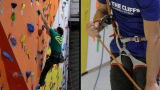 How to Use Proper TopRope Belay Method  Rock Climbing [upl. by Linnell144]