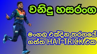 Wanindu Hasaranga HatTrick on ODI Debut  Sri Lanka Cricket 🏏🇱🇰 [upl. by Iuq313]