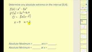 Absolute Extrema [upl. by Ociredef903]