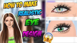 How to make realistic eye design on Stardoll  2019 [upl. by Fugazy]