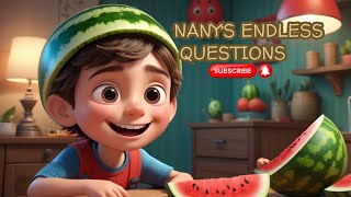 Nanys Endless Questions   Kids Looney Tunes  Fairy Tales  stories read aloud with subtitles [upl. by Hein108]