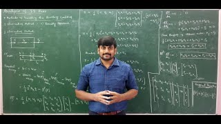 Lecture 1  Introduction to Analysis of 1D Bars  Module 2  Finite Element Analysis by GURUDATTHM [upl. by Luz573]