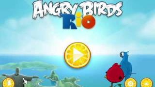 Angry Birds Rio  Mac Walkthrough Golden Egg Golden Fruit Pineapple Banana Smugglers Den Level 26 [upl. by Maggy]