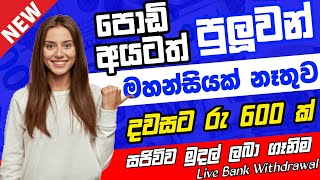 How to Make Money Online Online Business Work At Home Online Job How to earn e money Sinhala VSBLK [upl. by Winfred]