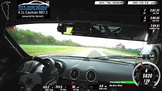 Pobst tops 149mph in Slakker 41L Cayman at VIR HD [upl. by Rind]