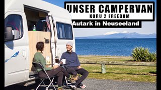 Unser Campervan  autark in Neuseeland mit Wendekreisen  Empfehlung zur Miete inkl Rabattcode [upl. by Engelbert]