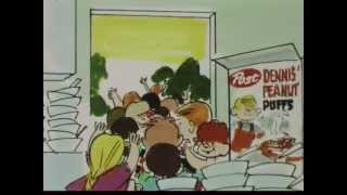 Dennis The Menace Peanut Puffs Commercial 1960s [upl. by Delisle]