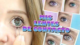 ME PRUEBO TODOS MIS LENTES DE CONTACTO 12 PARES  Brenda Sander [upl. by Kaufmann]