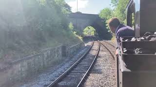 Jinty 060T 47298 departing Bury for Heywood up over the ski jump 2623 [upl. by Jess842]