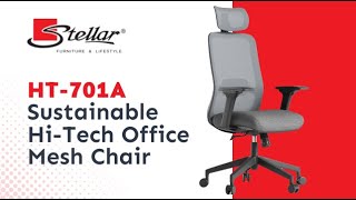 HT701A Sustainable Mesh Chair by Stellar Furniture  Top Office Chair Manufacturer from China [upl. by Ebert]