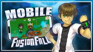 JOGANDO FUSIONFALL NO CELULAR  EXISTE UMA VERSÃO MOBILE [upl. by Zetroc]