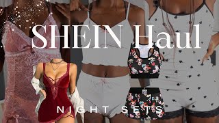 Shein Nightwear Haul Finding The Perfect Night Set 2024 Edition  Majesty Nasty [upl. by Eugenle]