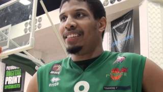 Lehmon Colbert Interview vs Worthing Thunder [upl. by Ahola486]