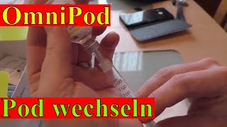 OmniPod Schlauchlose Insulinepumpe OmniPod wechseln Diabetes Typ1 Diabetes Schweiz [upl. by Rebecca]