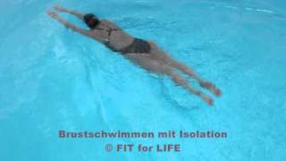 Brustschwimmen mit Isolation [upl. by Sidonius]