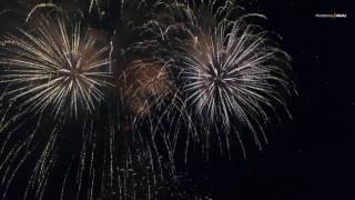 fuegos artificiales valparaiso 2017  high drone chile [upl. by Pucida]