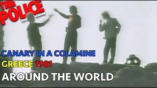 THE POLICE  CANARY IN A COALMINE GREECE 1981 FROM quotAROUND THE WORLDquot LASER DISC [upl. by Eliott]