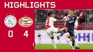 😤  Highlights Ajax  PSV  Johan Cruijff Schaal [upl. by Hooge]