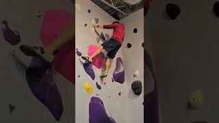 White Holds Ungraded Circuit Likely Red Circuit V0V2 Like and Subscribe bouldering [upl. by Conover]