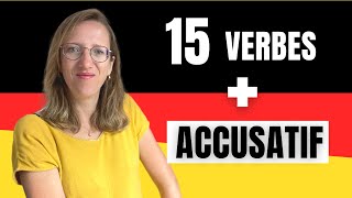 🇩🇪 15 verbes suivis de l’accusatif  la grammaire allemande simplement expliquée [upl. by Coriss]