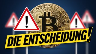 Bitcoin Das darf JETZT NICHT passieren [upl. by Nissie]