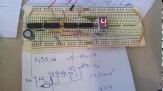 Compteur Modulo 12 avec Circuit 7493 [upl. by Mina]