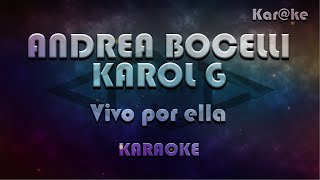 ANDREA BOCELLI amp KAROL G  VIVO POR ELLA Piano Tutorial FACIL  EASY [upl. by Idalina]