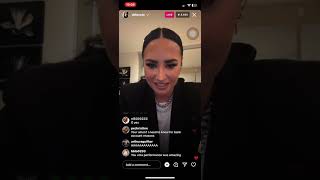 Demi Lovato  REVAMPED Instagram Live September 13 2023 [upl. by Akimehs]